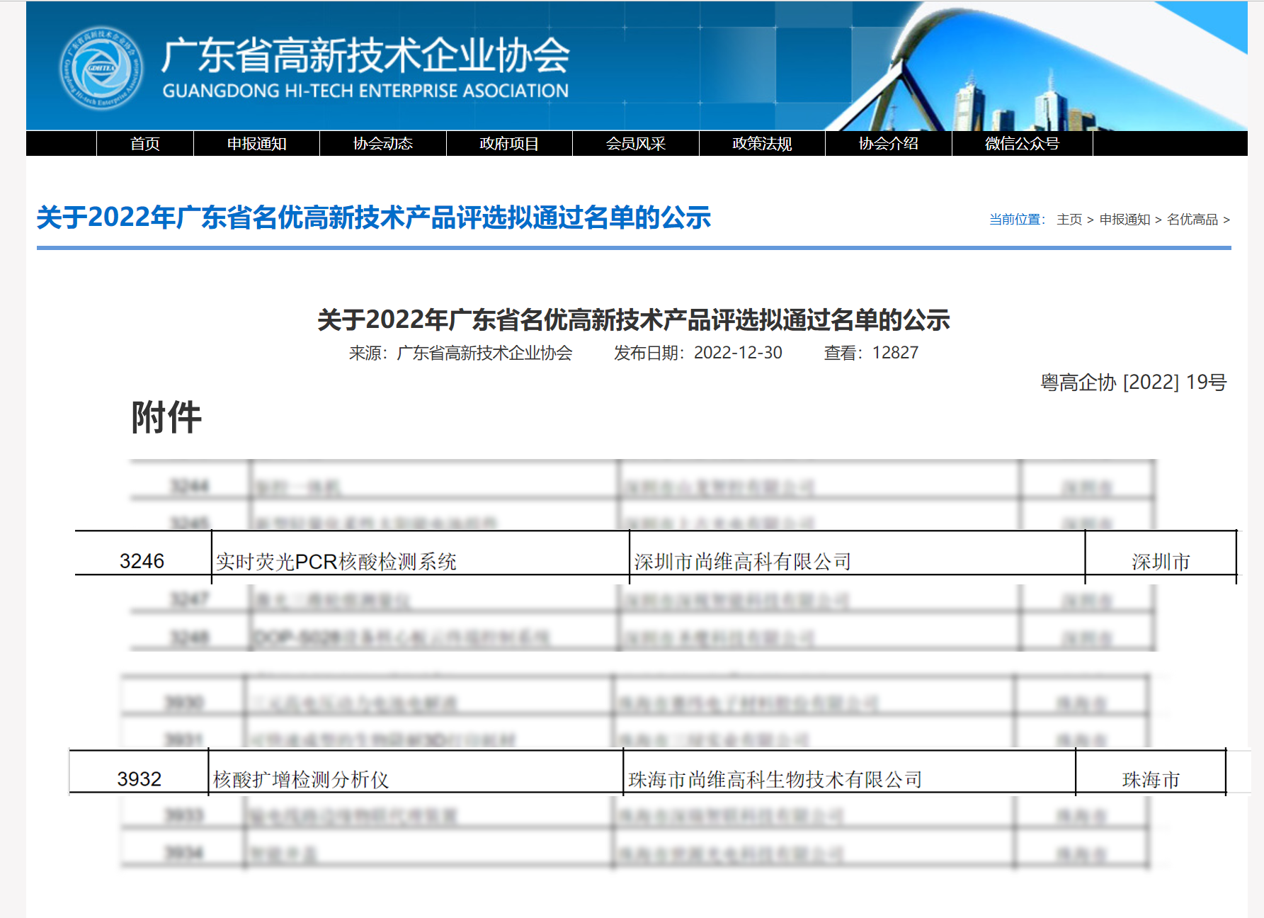 喜讯 ▏尚维高科两款产品入选《2022年广东省名优高新技术产品名单》